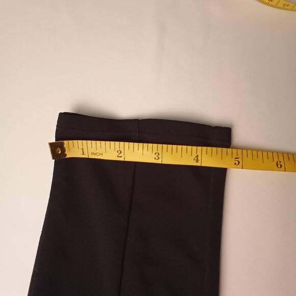Assets By Spanx Leggings Size M Mid Rise Skinny Leg Black Color - Picture 9 of 9